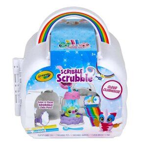 CRAYOLA SCRIBBLE SCRUBBIE PECULIAR PETS - CLOUD CLUBHOUSE PLAYSET